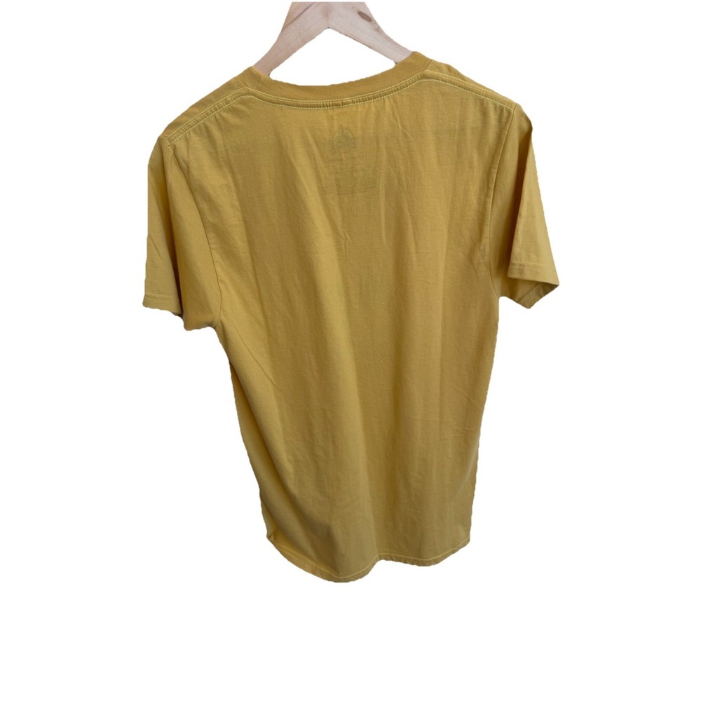Disney Parks Pluto What Up Dog T Shirt Unisex Yellow Gold New Size Small NWT - Picture 4 of 4